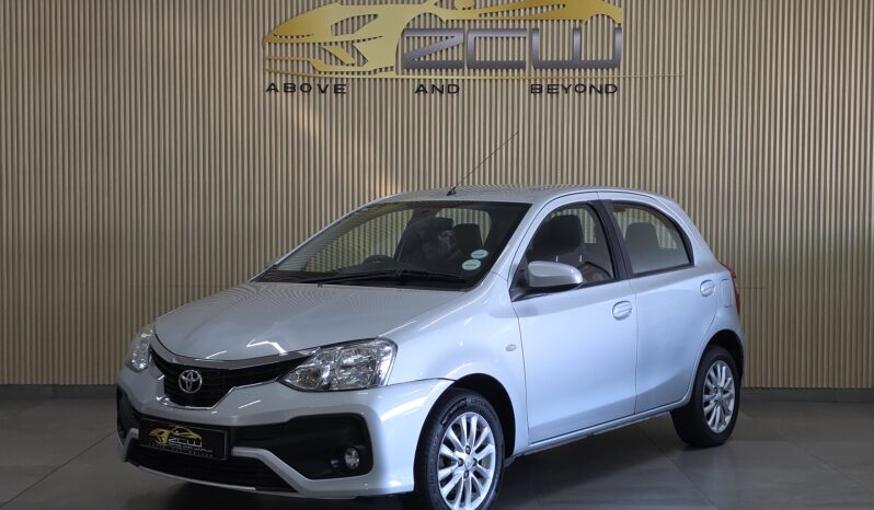 2019 TOYOTA ETIOS 1.5 XS SPRINT 5DR